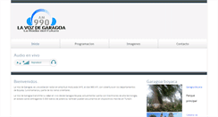 Desktop Screenshot of lavozdegaragoa.com