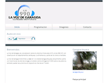 Tablet Screenshot of lavozdegaragoa.com